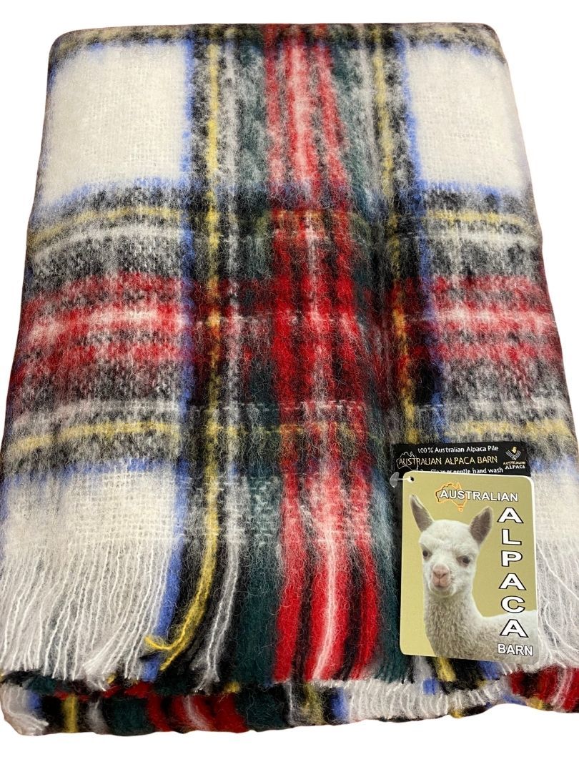 Alpaca Brushed Throw  Dressed Stewart - 2