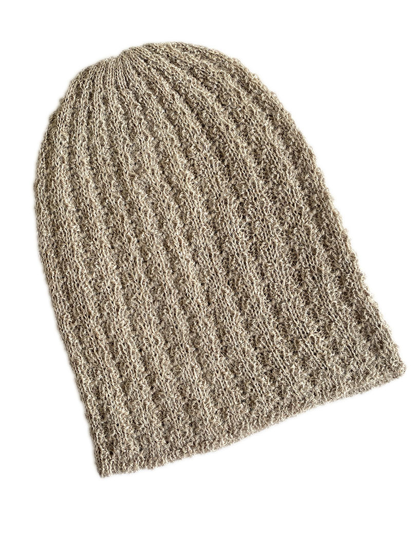 Alpaca Taylor Cable Beanie - Fawn - 2