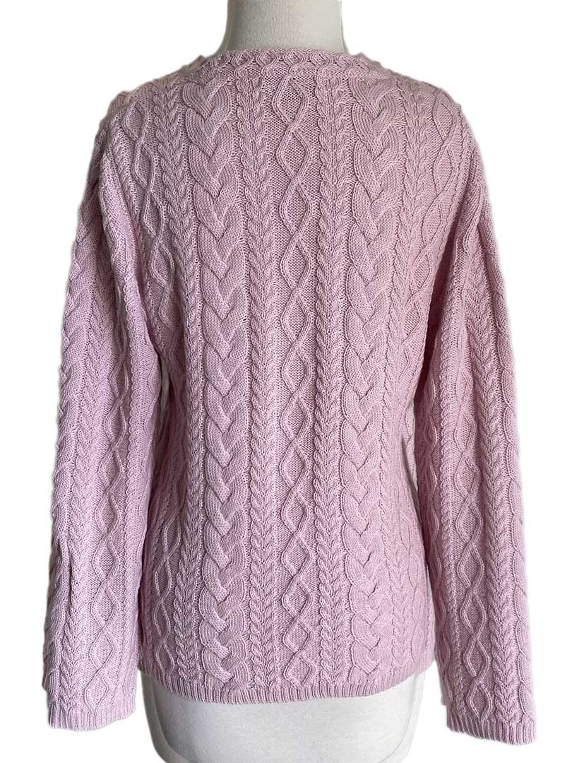 Fieke Cable Sweater - Pink - 2