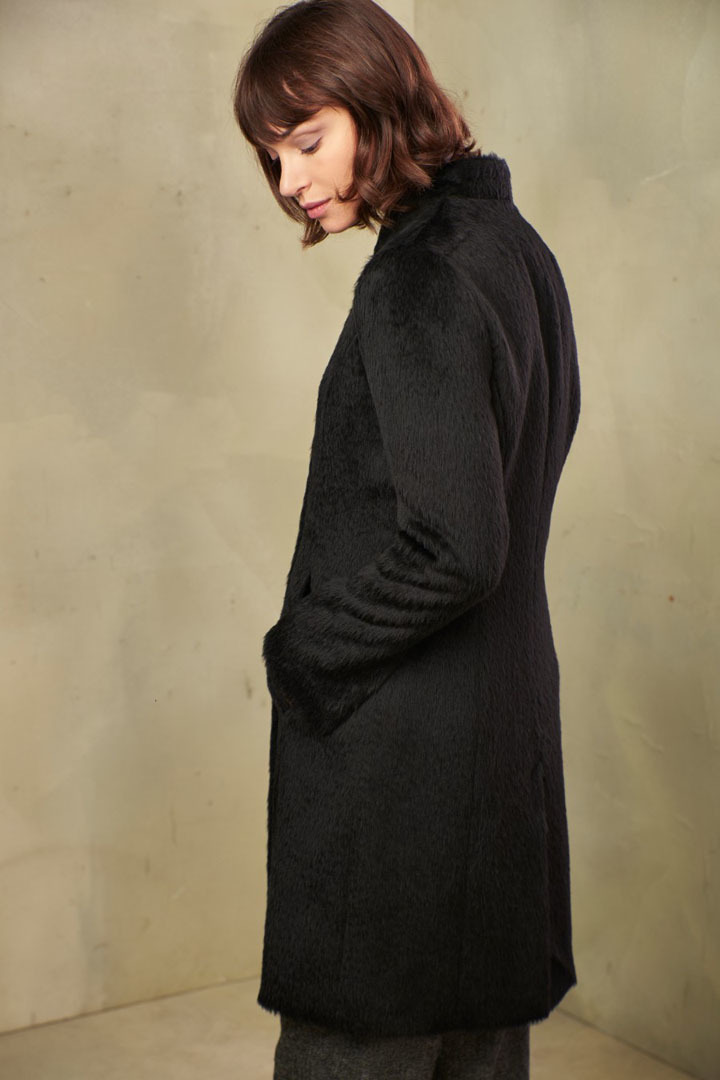 THEORY COAT ALPACA SURI - BLACK - 2