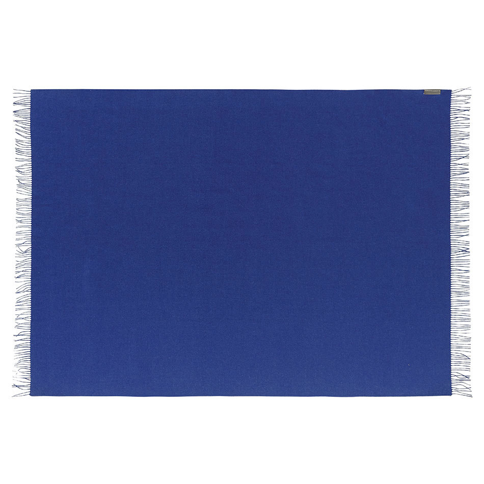 NEW - 100% Baby Alpaca Amanda Throw - Blue - 2