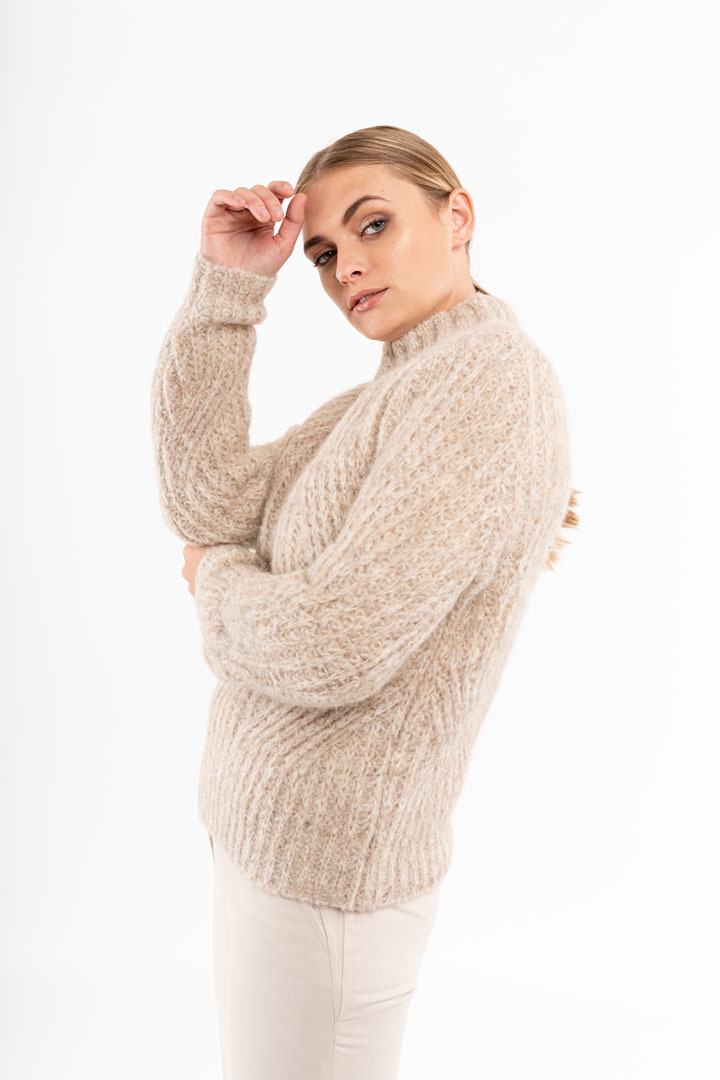 NEW - Cosy Rib Sweater - Beige - 2