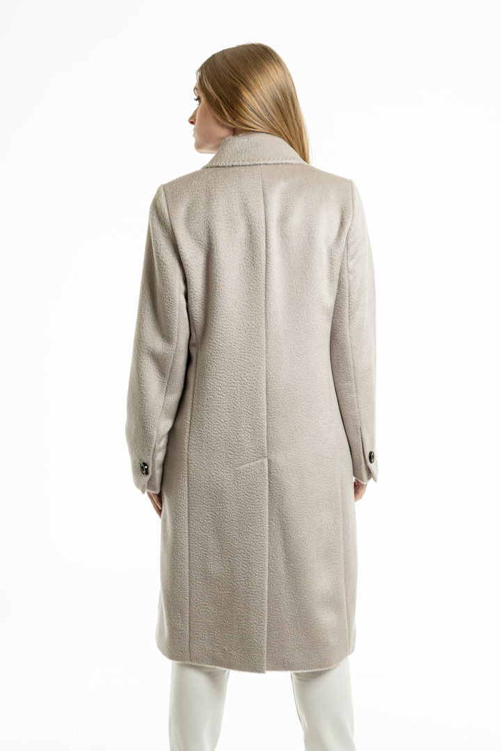 NEW - Classic Long Coat - Sand - 2