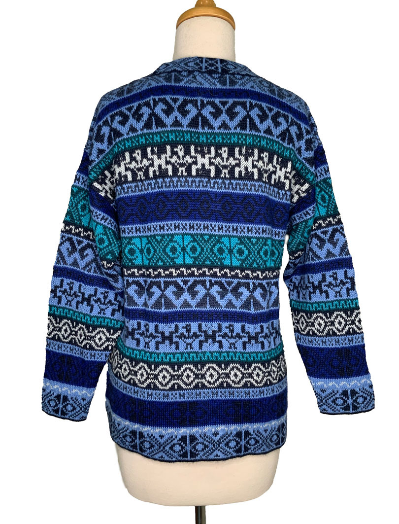 NEW - Julia Cardigan - Blue Multi - 2