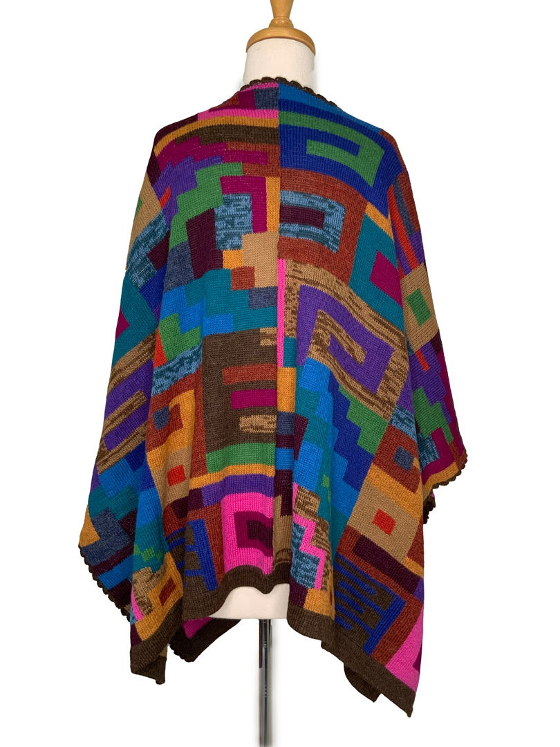 NEW - Hand Knitted Cape - Jaada - 2